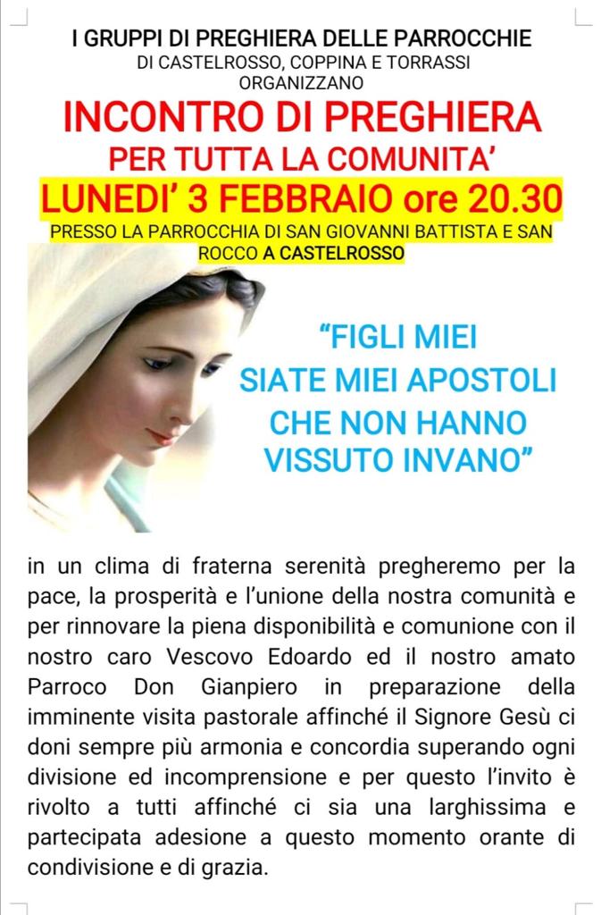 Incontro di preghiera